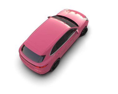 Daha az genel bir konsept arabanın 3 boyutlu çizimi