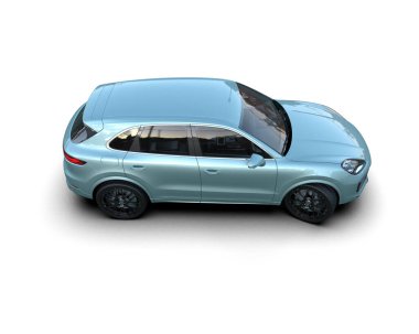 Modern küçük aile arabası - 3 boyutlu