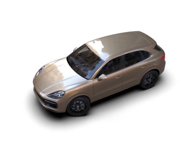 Daha az genel bir konsept arabanın 3 boyutlu çizimi