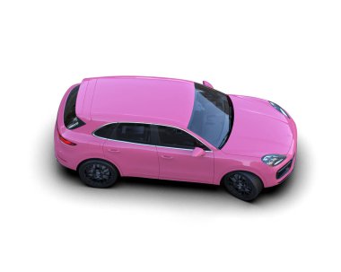 Pembe güzel pembe bir araba.