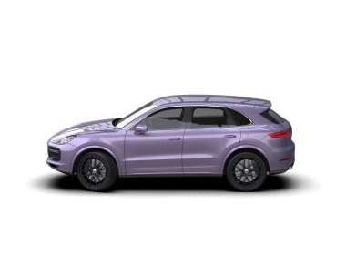 mor modern SUV arabası