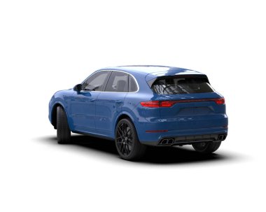 Stüdyo ortamında daha az genel bir konsept arabanın 3 boyutlu çizimi