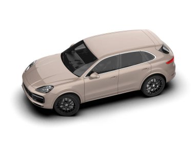 modern SUV - araba - 3D görüntüleme