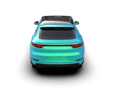 araba beyazda izole edildi