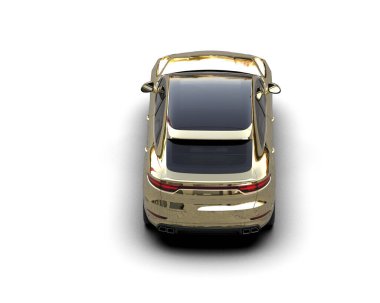 Metin için boş alanı olan 3D araba