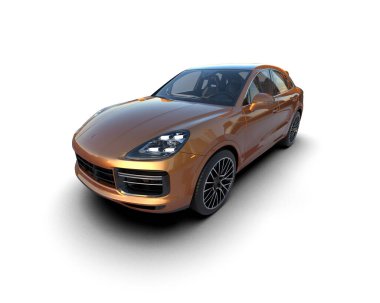 Daha az genel bir konsept arabanın 3 boyutlu çizimi