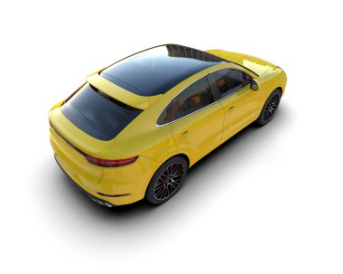 Daha az genel bir konsept arabanın 3 boyutlu çizimi