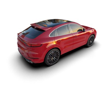 Daha az genel bir konsept arabanın 3 boyutlu çizimi