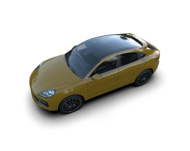 3D render araba konsepti