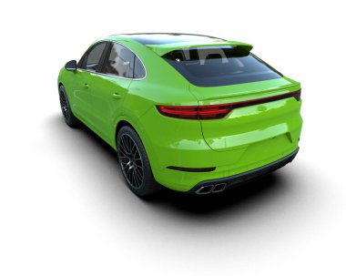 Daha az genel bir konsept arabanın 3 boyutlu çizimi