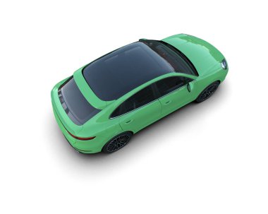 Daha az genel bir konsept arabanın 3 boyutlu çizimi