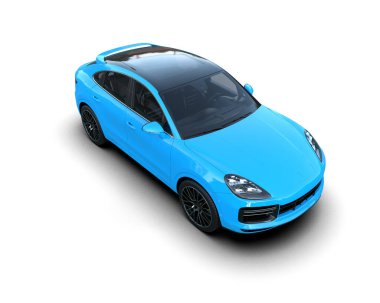 Mavi Modern spor araba