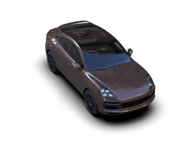 Beyaz arkaplandaki araba