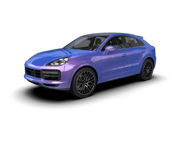 mavi araba modern araba