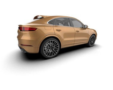 Bir markanın 3 boyutlu görüntülenmesi - daha az genel SUv izole edildi