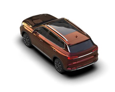 3 boyutlu lüks bir araba.