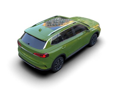 Bir markanın 3 boyutlu görüntülenmesi - daha az genel SUv izole edildi