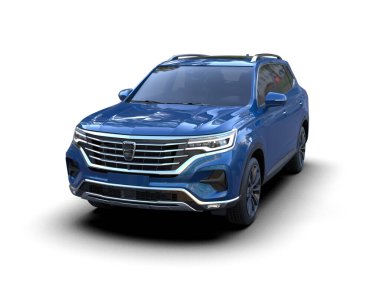 Siyah arka planda bir cip. 3d oluşturma