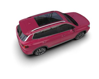 Pembe lüks SUV araba