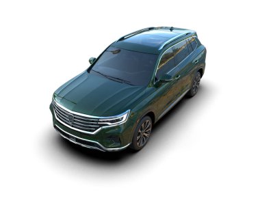 Lüks modern araba beyaz arka planda izole