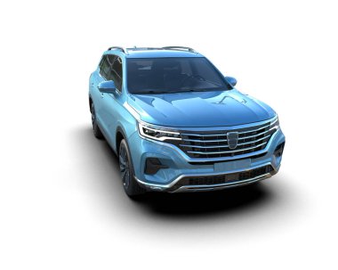 Siyah arka planda bir cip. 3d oluşturma