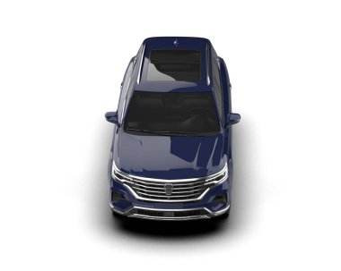 beyaz arka planda modern araba 3 boyutlu çizim - 3 boyutlu resim