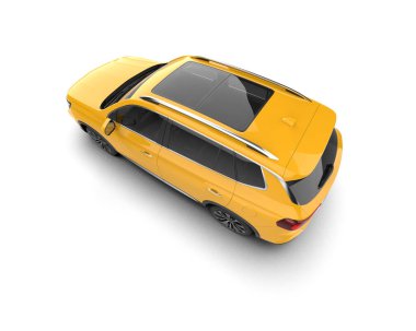 gerçekçi 3 boyutlu spor araba çizimi