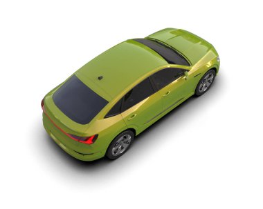 3 boyutlu modern araba.