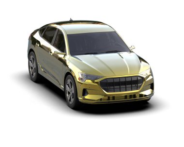 modern lüks araba izole