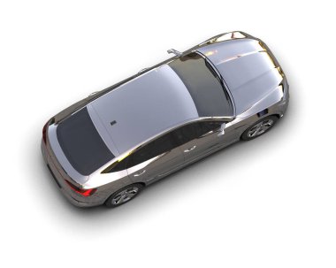 beyaz arkaplandaki araba.