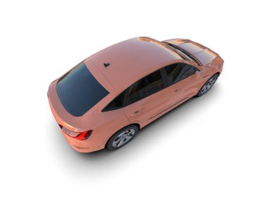 Bir arabanın 3 cg görüntüsü