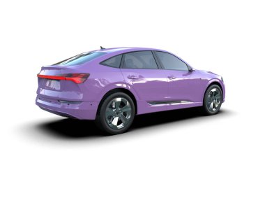 modern pembe spor araba