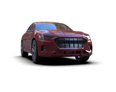 Beyaz arkaplandaki araba.