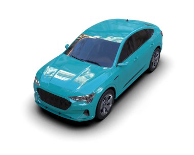 araba beyazda izole edildi