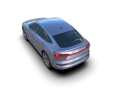 araba beyaz arkaplanda izole edildi.