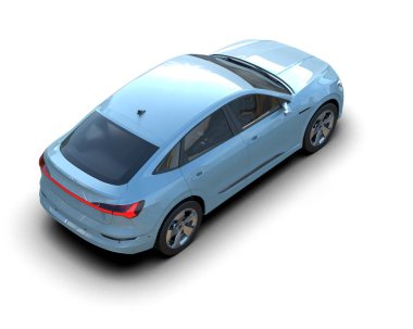 3 boyutlu bir araba.