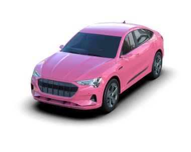 pembe modern spor araba