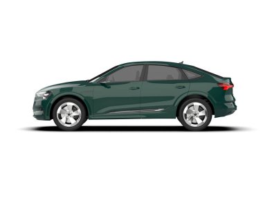 Modern araba. 3d oluşturma