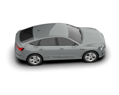 modern beyaz şehir arabası