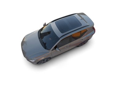 Daha az genel bir konsept arabanın 3 boyutlu çizimi