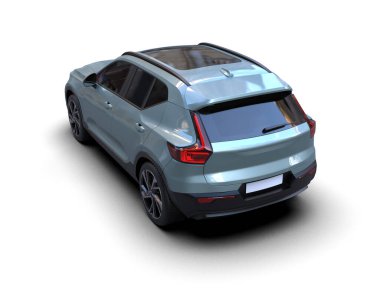 gri arka plan üzerinde modern araç