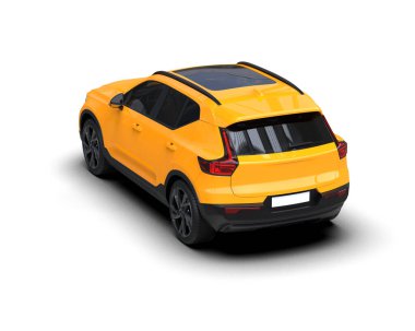 modern siyah araba - ön görünüm