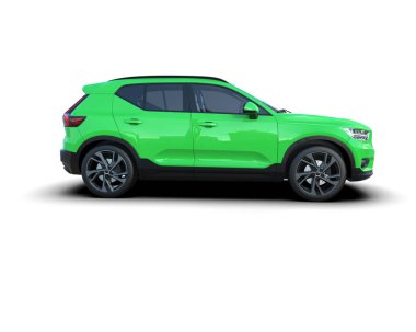 Yeşil gradyalı cip