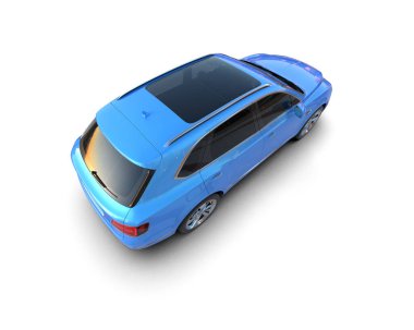 modern araba 3D görüntüleme