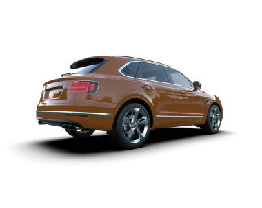 Daha az genel bir konsept arabanın 3 boyutlu çizimi