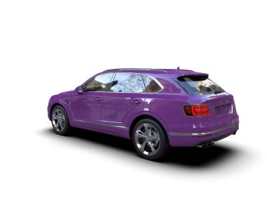 mor modern araba - ön görünüm