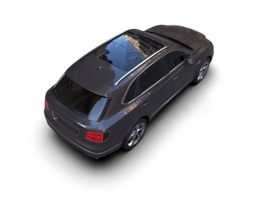 siyah lüks modern iş arabası