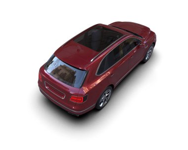 3 boyutlu bir marka - jenerik SUv sunumu