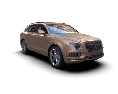 Stüdyo ortamında daha az genel bir konsept arabanın 3 boyutlu çizimi