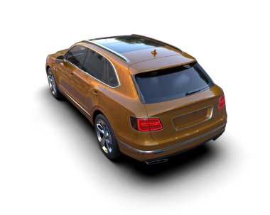 Modern lüks araç hafif bir arka plan üzerinde